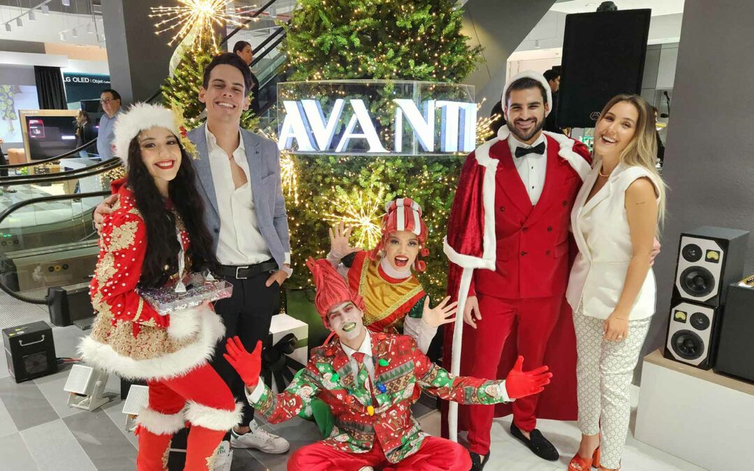 Galería Avanti recibe la navidad con el encendido de un magnifico arbol navideño