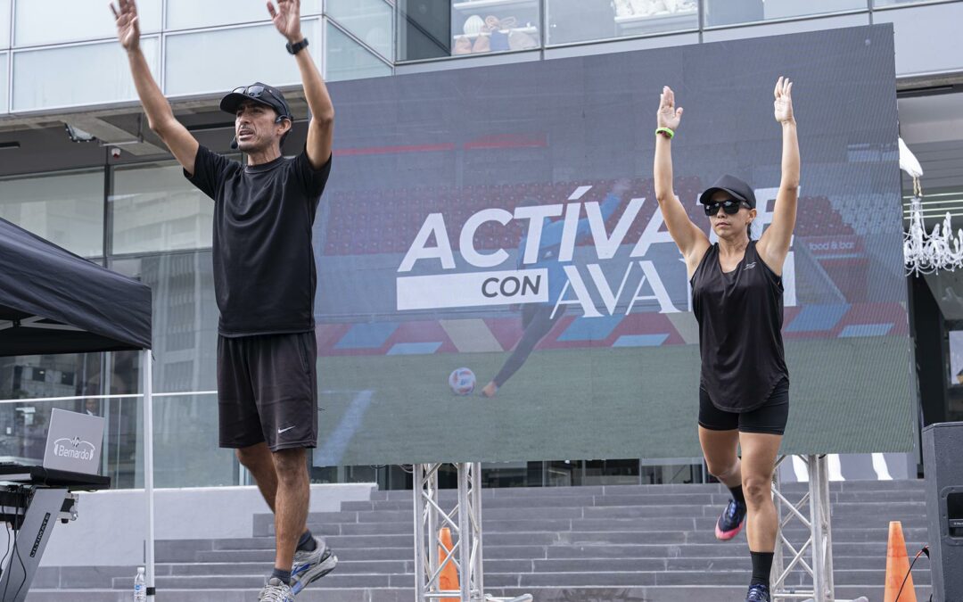 Avanti junto a su CEO Yaser Dagga organizaron actividades físicas para corredores y toda la familia